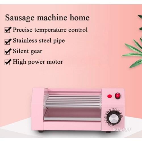 Non-stick Hot Dog Grill Roller Home Electric Sausage Maker Warmer Commercial Roast Machine Home Kitchen Cooking Tools