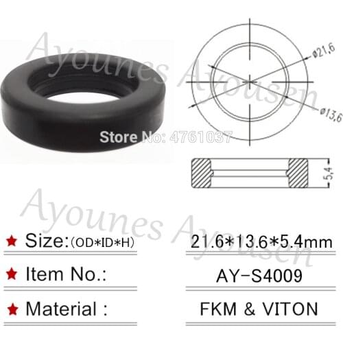 Free Shipping 10-100pieces For Honda Lower Seal High Quality Fuel Injector Rubber Oring For GB3-172 AY-S4009