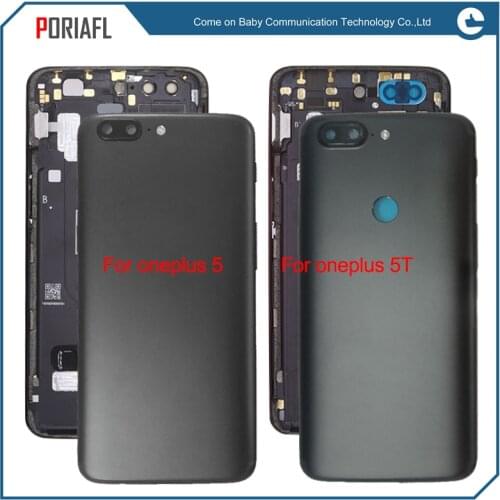 For oneplus 5 / oneplus 5T back cover Battery Cover backcover Back Housing Door with SIM for oneplus5T back cover A5000 A5010