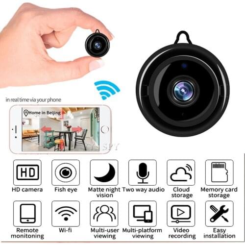 Mini Wifi Camera Smart Auto IR-Cut Night Vision HD Video Motion Sensor Secret Micro Cam IP P2P Security Home Surveillance Webcam