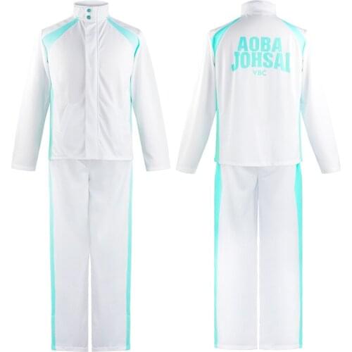 Haikyu! Volleyball Iwaizumi Hajime Aoba Johsai Cosplay Costume Sportswear