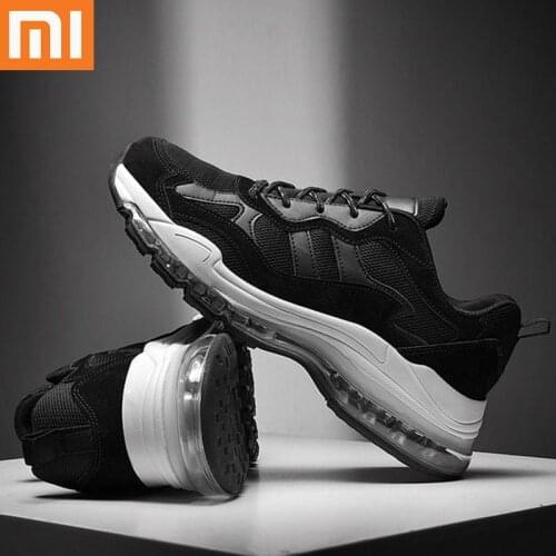 Xiaomi Summer Sneakers Men Lightweight Breathable Mesh Vulcanize Shoes Fashion Casual Lace-Up Comfortable Non-Slip Sport Shoes