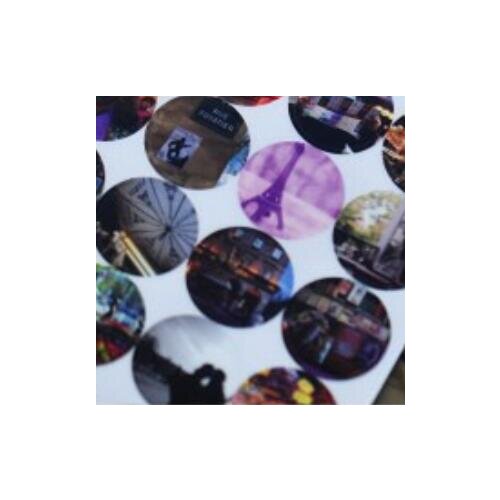 2pcs/lot Lomo photo ranmantic paper Sticker Multifunction Cartoon DIY Stickers Sign post Stationery Office school supplies