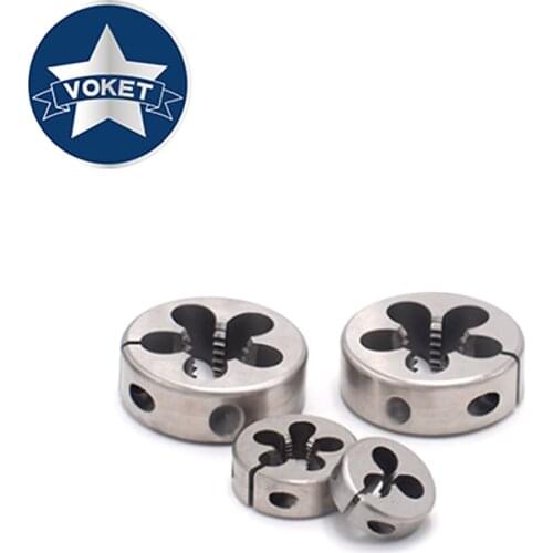 HSSE Metric Adjustable AR-D Fine thread Die M8 M9 M10 M11 M12 M14 M16 M18 M20 M22 M24 X0.35 X0.5 X0.75 X1 X1.25 X1.5 round dies