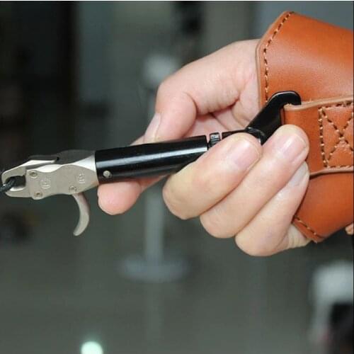 Hunting Archery Bow Releases With Adjustable Strap For Compound Bow Shooting Practice