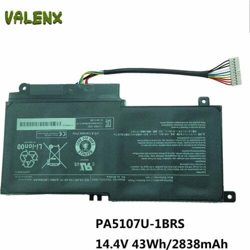 PA5107U-1BRS Battery For Toshiba Satellite L45D L55 L55t P50 P55 L50 S55 Series P000573230 P000573240 4ICP9/39/65-1