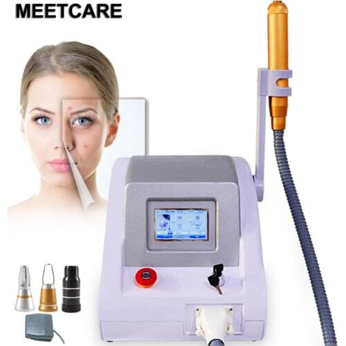 Picosecond Laser Tattoo Removal Machine with 1064nm 532nm Blackface Baby Head Remove Eyebrow Line Pig Power with Red Pointed New