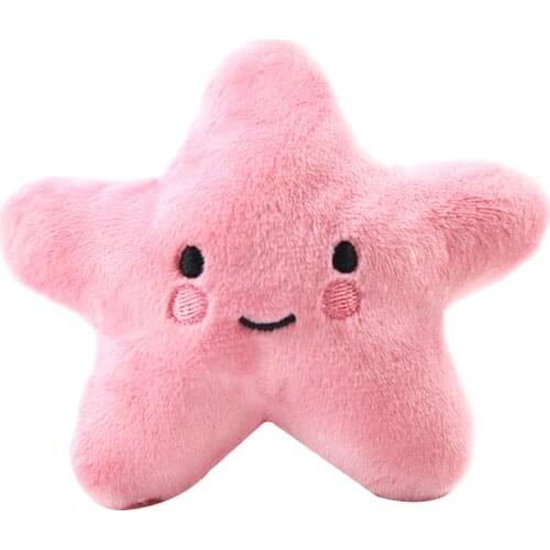 Pet Dog Plush Toy Squeaky Bite Creative Simulation Five-pointed Star Dog Cat Chewing Sound Toy
