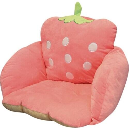 Cartoon Chair Cushion Lumbar Back Support, Thicken Seat Pad Pillow For Beach Home Office Car Seat Chair Buttocks Pad