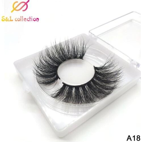 25mm 5D luxury mink lashes wholesale natural long individual thick fluffy false eyelashes Makeup drop shipping