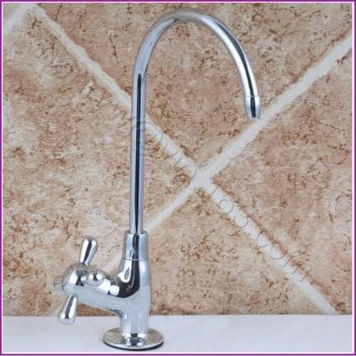 L15508 - Luxury Brass Drinking Water Faucet, Purify Water Tap Silver Color Purifying Tap