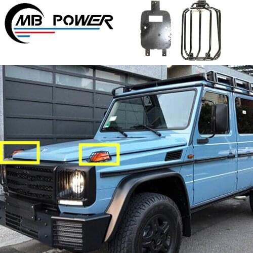 G class w463 LED turning lights iron grille cover exterior accessories W463 G350 G400 G500 G55 G63 G65 signal lamp grille cover