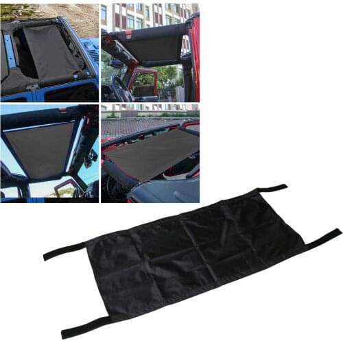 High Performance Vehicles Roof Hammock Sun Shade for Jeep Wrangler & Wrangler Unlimited LJ, YJ, TJ, JK, JKU, JL, JLU