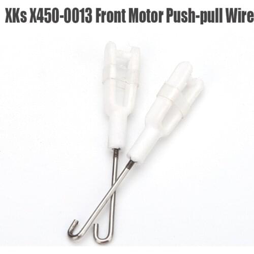 WLtoys XKS X450 RC Glider Plane Spare Parts 0013 Front Motor Push Pull Steel Wire Kits 2pcs/set