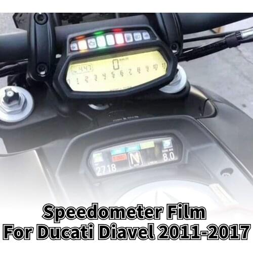 For Ducati Diavel 2011-2017 Motorcycle Accessories Speedometer Scratch Cluster Screen Protection Film Protector