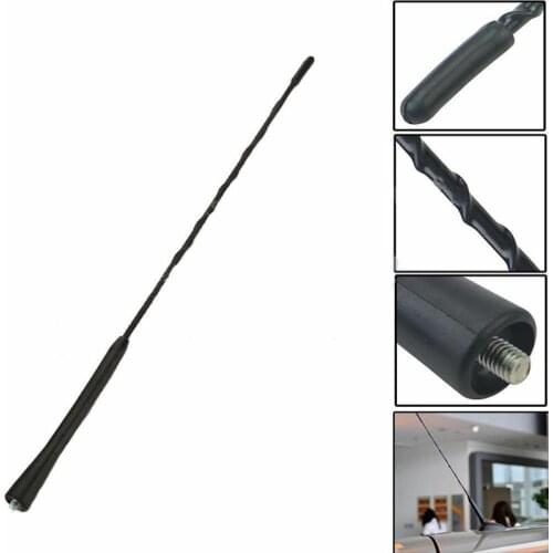 1PC 16" Replacement Car Radio Stereo Aerial Bee Sting Mast Antenna Black