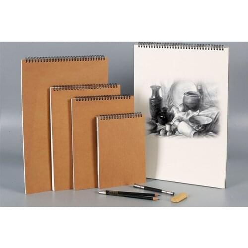 1PCS Loose-leaf Sketchbooks Adults Student Coloring books Drawing Board Notebooks 8k16 K Sketch Paper Art Accessories Supplies