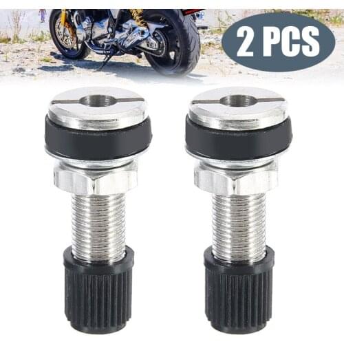 2pcs 35MM Metal Tubeless Car Motorcycle Bike Tyre Valve With Dust Cap For Moto Wheel Tire Accessories Parts