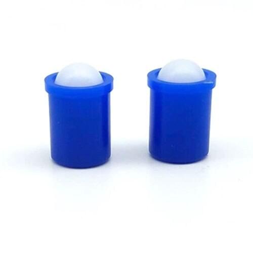 3pcs M4 M5 M6 M8 M10 All nylon Bead spring pin Press-in Ball plunger Step bump 5mm-16mm Length