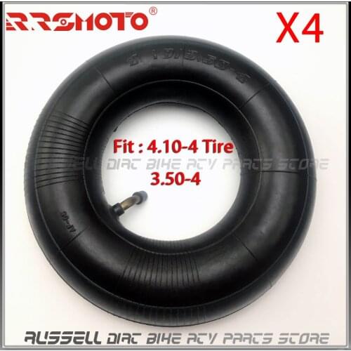 4.10/3.5 Tire Inner Tube 4.10-4 TR87 Valve For 50CC 70CC 110CC 125cc Pocket ATV Quad 4-WHEELS Bike Buggy Electric Go kart 4PCS