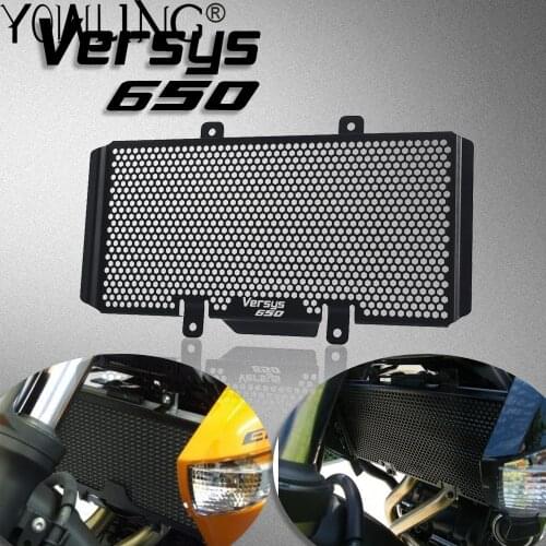 For Kawasaki Versys 650 2010 2011 2012 2013 2014 Motorcycle Accessories CNC Aluminum Radiator Guard Protector Grille Grill Cover