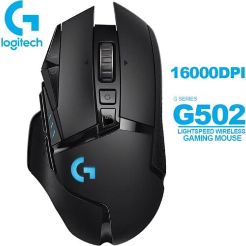 Logitech G502 LIGHTSPEED WIRELESS GAMING MOUSE with 16000DPI HERO 16K SENSOR 2 Zone LIGHTSYNC RGB Game Mouse for Windows Mac OS