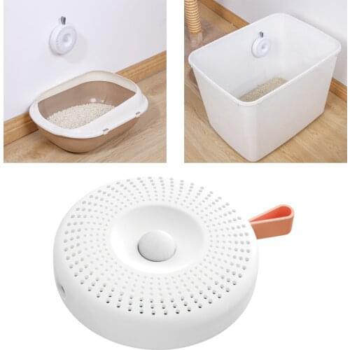 Cat Litter Deodorizer, Pet Litter Box Odor Eliminator, Smell Remover, Rechargeable for Wardrobe, Kitchen, Shoe Box, Small Areas