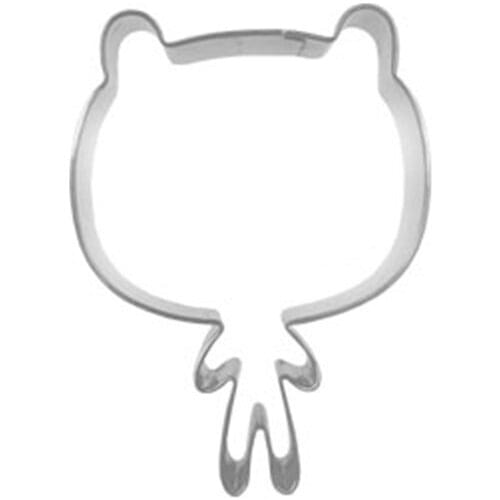 Cookie Mould Cake Form Big Head Bear Cookies Press Icing Set Pastry Cutter Cooking Cake Egg Tools Stainless Steel Bakery