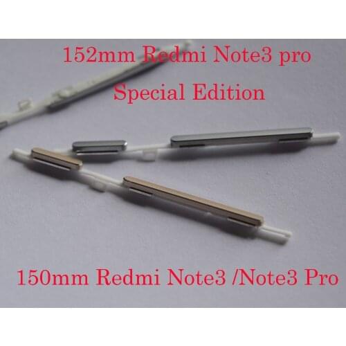 1pcs side button power on off volume button key for 150mm/152mm xiaomi Redmi Note 3/Note 3 Pro Redmi Note 3 pro special edition