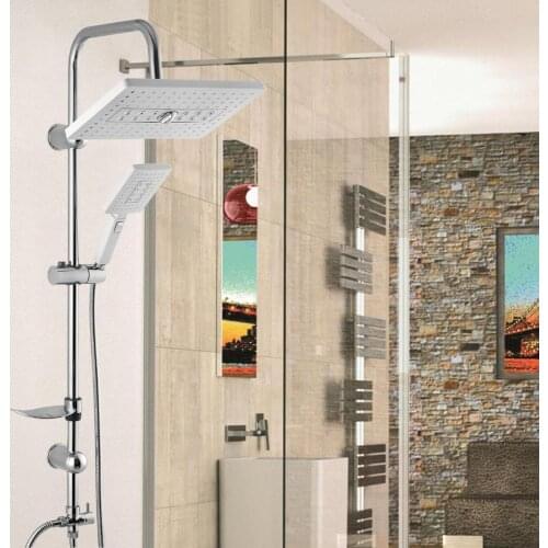Vilas Angelina shower faucet set rainfall shower head bathtub mixer faucet tap bathroom stainless shower adjustable show