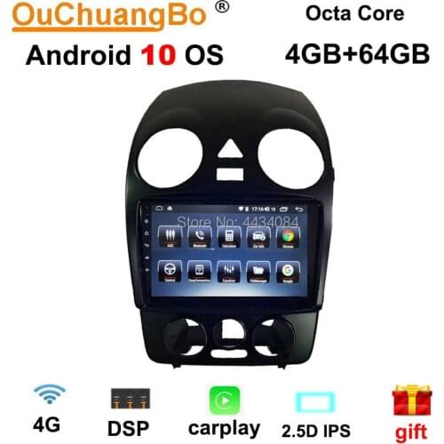 Ouchuangbo car gps recoder mulit for Beetle 2005-2013 support 8 core split screen carplay 4+64 android 10 OS