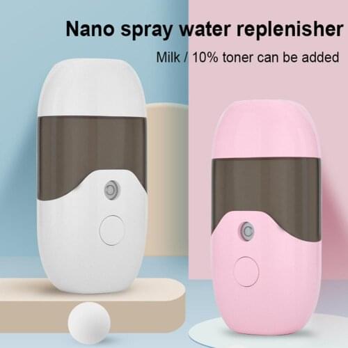 Portable Handheld Moisturizing Fine Mist Water Sprayer Facial Steamer Humidifier