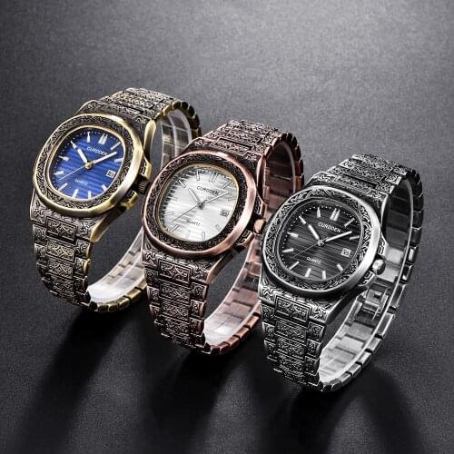 Luxury Quartz Watch Crystal Alloy Auto Date Stainless Steel Strap Watch for Men Fashion Casual Dress Wristwatch Montre Homme