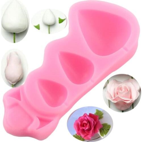 Rose Cones Thorns Silicone Molds Cake Border Fondant Cake Decorating Tools Cupcake Candy Polymer Clay Chocolate Gumpaste Moulds