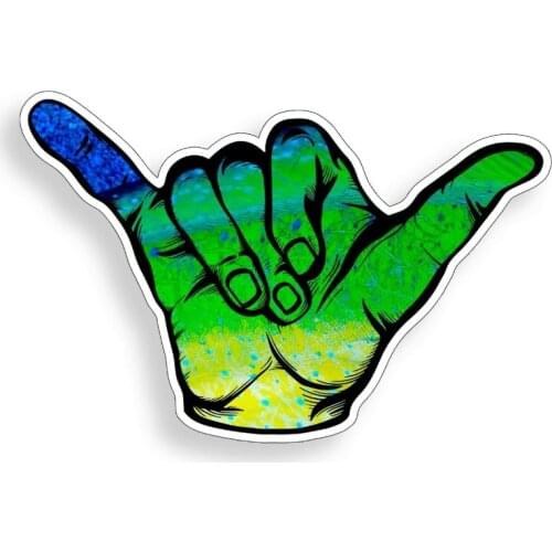 Loose Sticker Cup Personality Cooler Fish Mode Car Window Bumper Gesture Decal