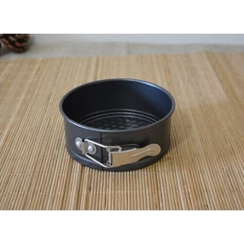 1PC 5 inch Mini Non-stick Bakeware Round Carbon Steel Springform Cake Pan, Chiffon Cake mold JC 0515