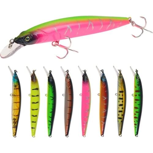 1PCS Minnow Fishing Lure 125mm 12g Floating Hard Bait Wobbler Jig Bait Crankbait Carp Striped bass Pesca Fishing tackle SwimBait