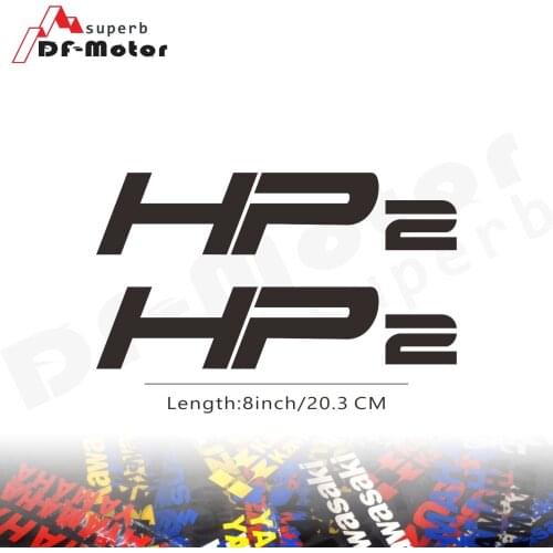 8Inch Reflective Sticker Decal Motorcycle Car Sticker Wheels Fairing Helmet Sticker Decal For BMW HP2 HP 2