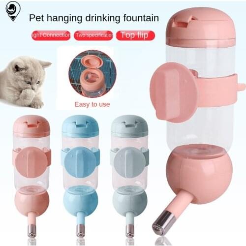 Pet Water Bottle Automatic Leak-proof Convenient Hanging Drinker Dispenser Dog Cat Guinea Pig Squirrel Rabbit Drinking Feeder