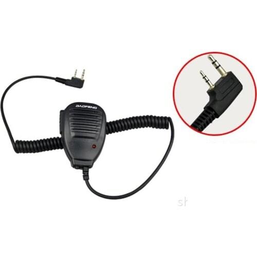 Speaker Mic Headset Walkie Talkie For Baofeng UV-5R A UV-82L GT3 888s 2-Way Radio Kit Walkie Talkies Speaker Microphone Dropship