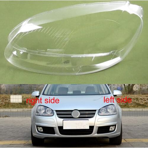 For VW Golf 5 2006 2007 2008 2009 2010 2011 Front Transparent Lens Glass Lamphsade Headlamp Cover Headlight Shell Cover