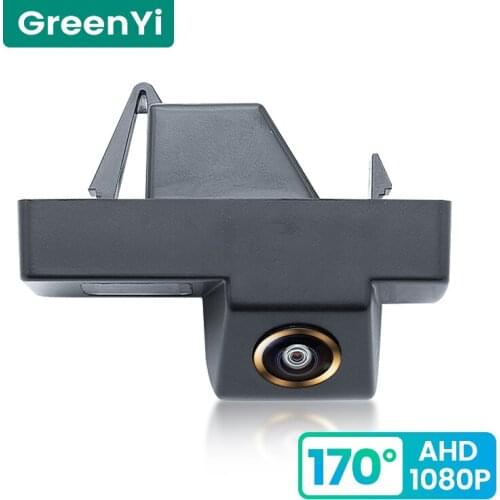 GreenYi 170° HD 1080P Car Rear View Camera for Mitsubishi Pajero 4 2006-2017 Night Vision Reverse Reversing 4 Pin Vehicle AHD