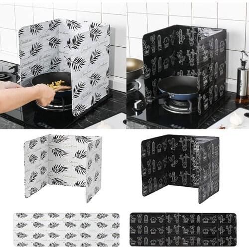 1PC Kitchen gadgets oil splash screen aluminum foil plate gas stove splash baffle household kitchen foldable cooking tools