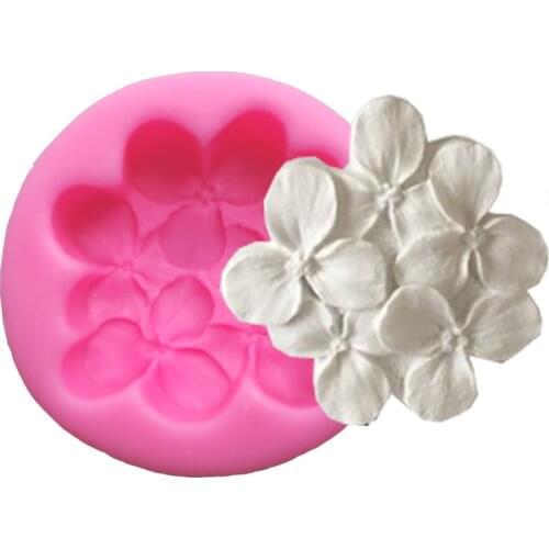Luyou 3D Flower Silicone Fondant Molds Cake Decorating Chocolate Candy Sugarcraft Cake Mould Polymer Clay Tools FM1365