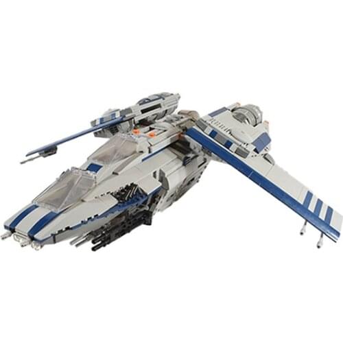 Machinery-battleships Resistance BAAT Fighter Building Blocks Battlefielded Arial Assault Airplane Model BricksToy Birthday Gift