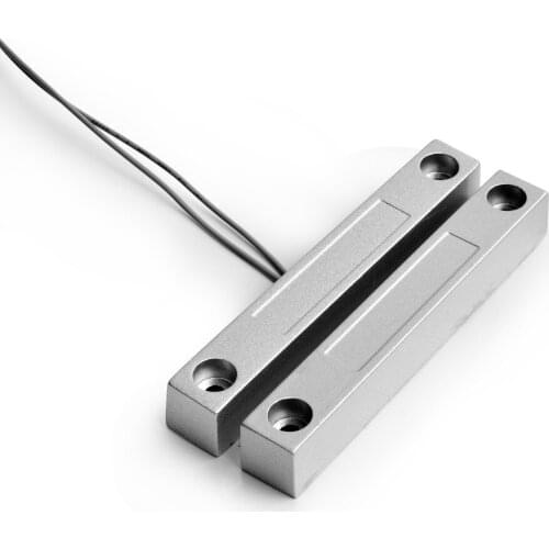 NC Normally Close Home Alarm System Surface Mounted Wired Metal Iron Gate Magnetic Contact Switch MC-58