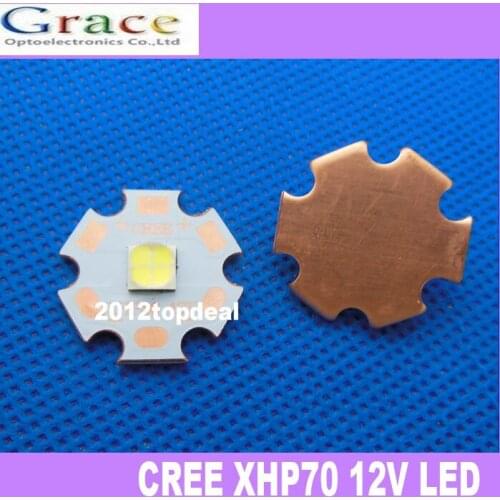 2015 NEW Cree XHP70 6500K N4-1B on 12V SinkPad-II 20mm Copper Base 10pcs