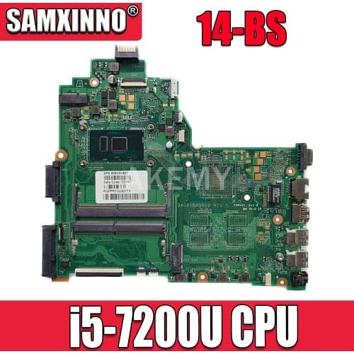 SAMXINNO New 925422-601 DA0P1BMB6D0 mainboard for HP Pavilion Laptop 14-BS 240 G6 14-bs568TU laptop motherboard i5-7200U