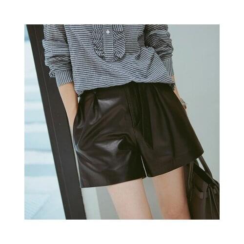 Top brand New Fashion 2020 Genuine Sheep Leather Shorts G9 high quality