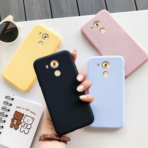 For Huawei Mate 8 Case Silicone Macaron Colors Candy Soft TPU Simple Black Casing Phone Back Cover